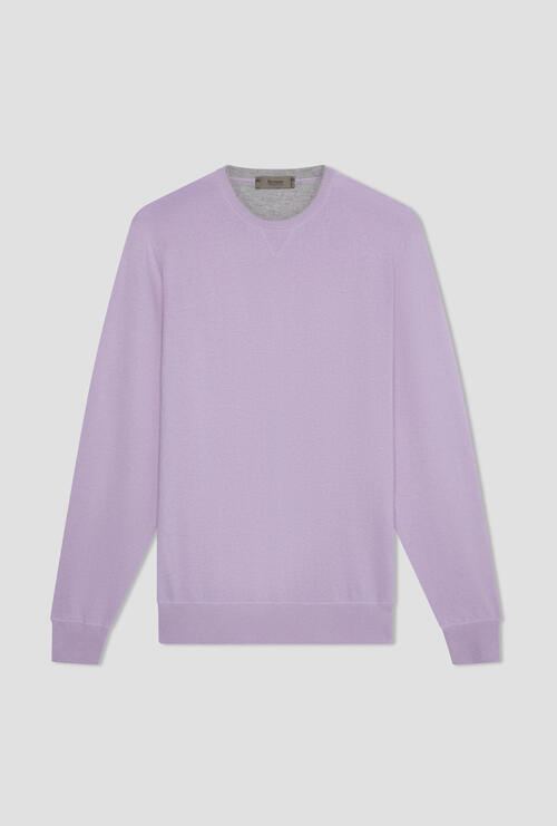 Knitted sweatshirt Lilac